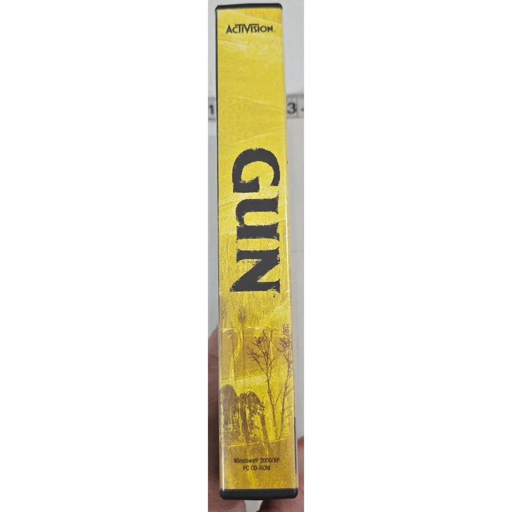 GUN PC Game 2005 3 Disc Set Neversoft Activision Vintage Western (CIB)